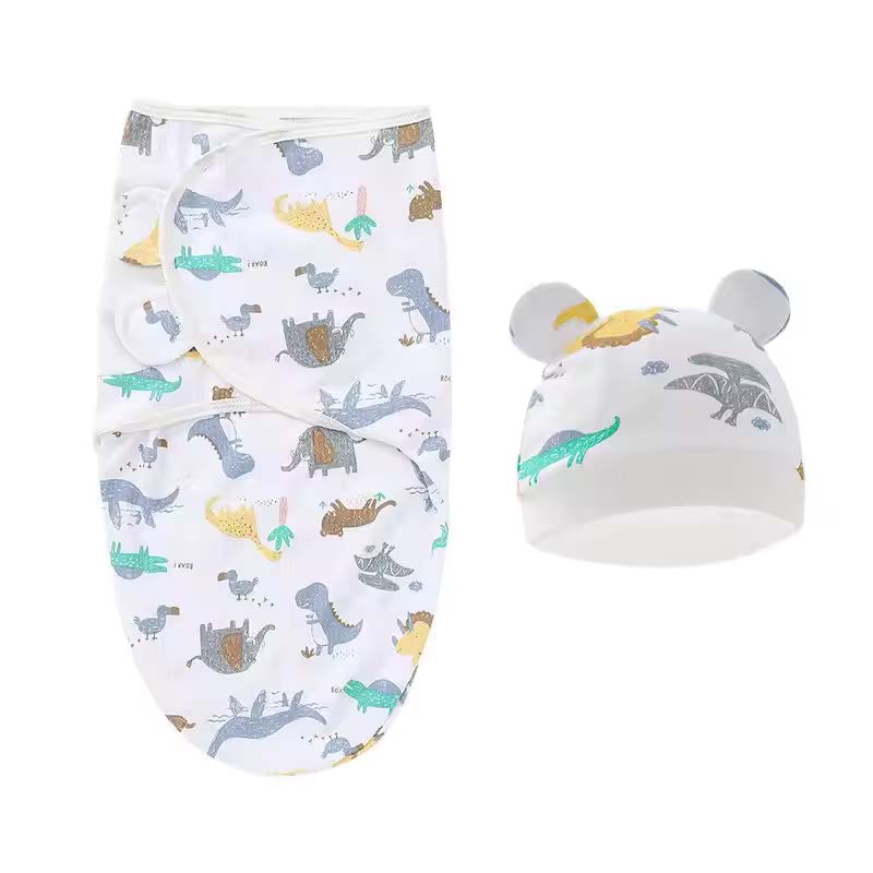 Gigoteuse d'emmaillotage BABYDISE avec bonnet pour nouveau-né